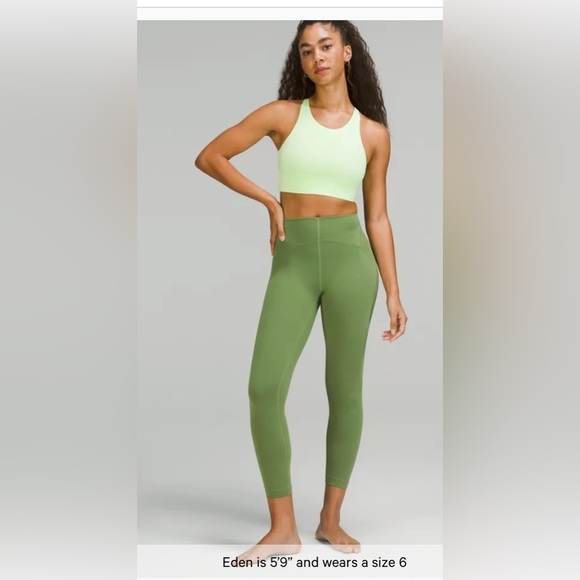 Lululemon Instill High-Rise Tight 25” Green , size 20 Plus Size - Picture 11 of 12